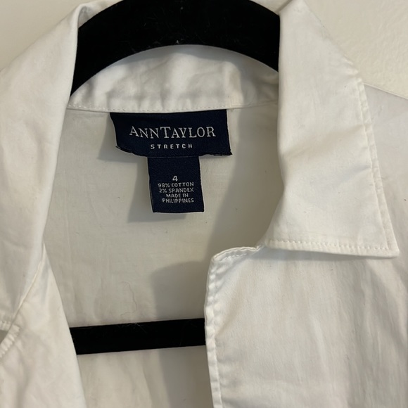 AnnTaylor Cotton Long Sleeve - Picture 3 of 14